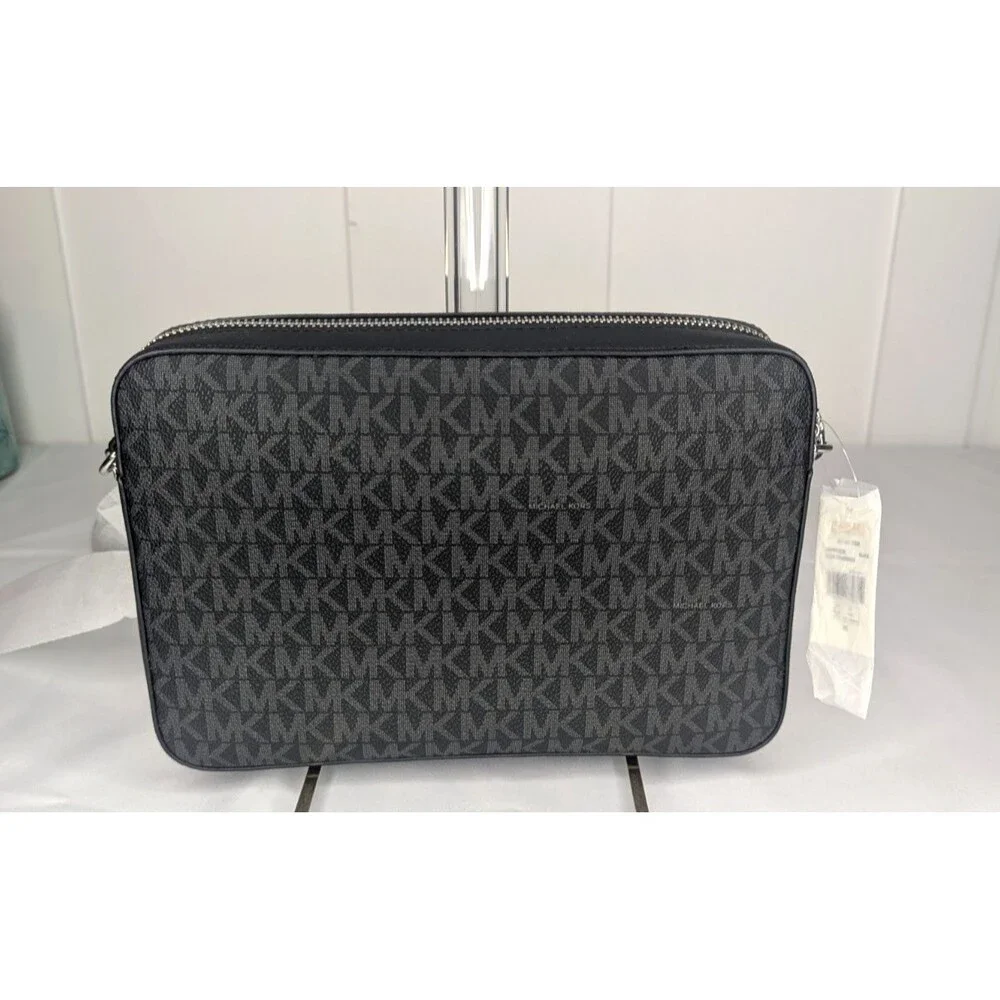 Michael Kors Jet Set Leather Crossbody Bag - Black, Brand New